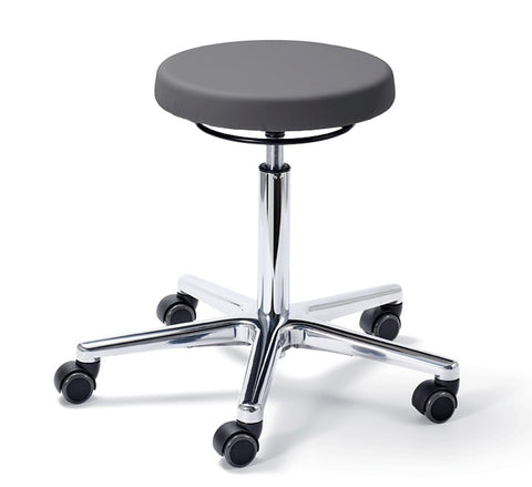 Rollhocker mit runder Sitzfläche und Handring von Ophthal-Optics – Onlineshop für Augenärzte, Kliniken, Optiker & Händler | Ophthal-Optics