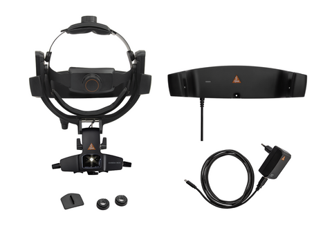 Heine Omega 600 indirektes Ophthalmoskop Set inkl. Wand-Ladestation von Heine – Otoskope & Ophthalmoskope für Augenärzte, Kliniken, Optiker & Händler | Ophthal-Optics