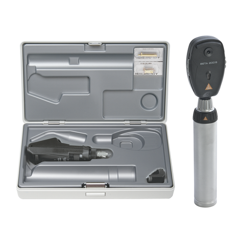 Diagnostik Set: HEINE BETA 200 Strich-Skiaskop (mit Etui) von Ophthal-Optics – Onlineshop für Augenärzte, Kliniken, Optiker & Händler | Ophthal-Optics