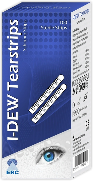 I-DEW Schirmer-Teststeifen 100 Stück 5 Pack. a 100 Stück von Ophthal-Optics – Onlineshop für Augenärzte, Kliniken, Optiker & Händler | Ophthal-Optics