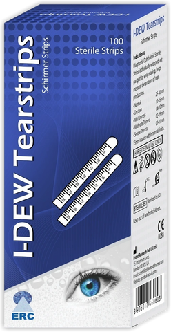 I-DEW Schirmer-Teststeifen 100 Stück 5 Pack. a 100 Stück von Ophthal-Optics – Onlineshop für Augenärzte, Kliniken, Optiker & Händler | Ophthal-Optics