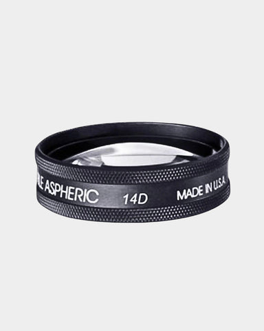 Volk 14 D Lupe schwarz - Frontansicht