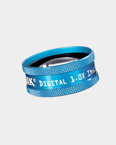 Volk Digital 1.0X Imaging Lupe blau - Frontansicht