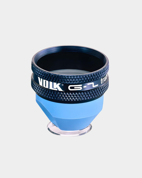 Volk G-2 Trabeculum blau , schwarz - Frontansicht 