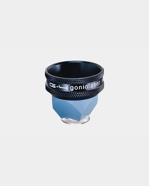 Volk G-4 Goniolaser Gonioskopie-Kontaktglas schwarz blau - Frontansicht 