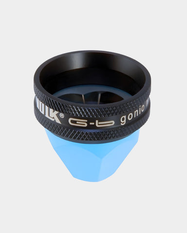 Volk G-6 gonio Kontaktglas schwarz, blau - Frontansicht