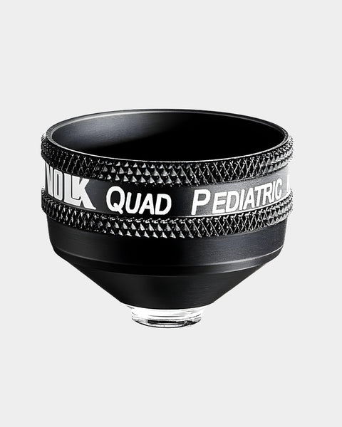 Volk Quad Pediatric Kontaktglas schwarz - Frontansicht
