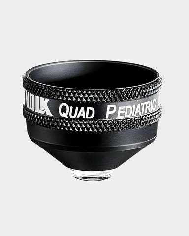 Volk Quad Pediatric Kontaktglas schwarz - Frontansicht