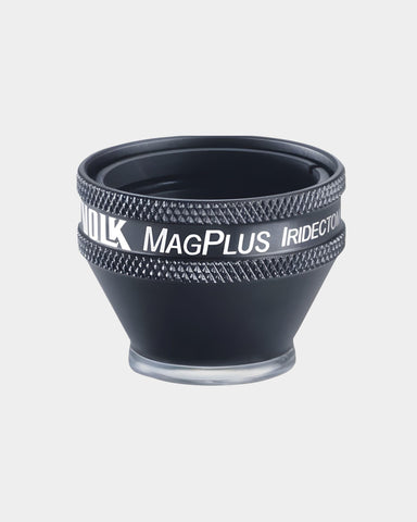 Volk MagPlus Iridectomy Linse schwarz - Frontansicht
