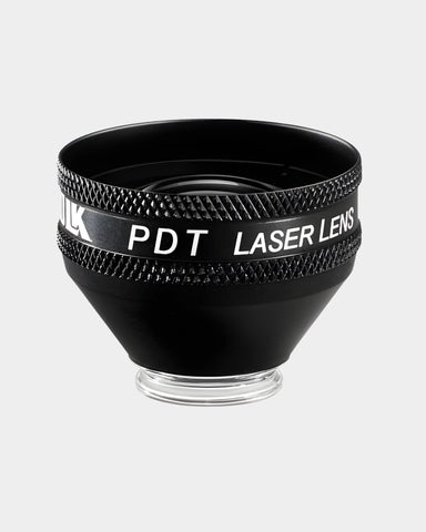 Volk PDT Laser Lupe schwarz - Frontansicht