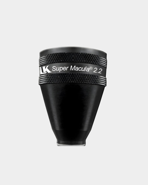 Volk Super Macula 2.2 Kontaktglas schwarz - Frontansicht