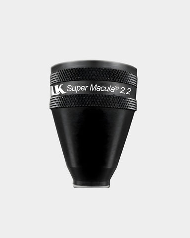 Volk Super Macula 2.2 Kontaktglas schwarz - Frontansicht