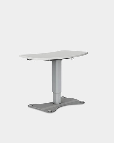 Hoehenverstellbarer Instrumententisch Augenheilkunde - seitliche Frontalansicht links