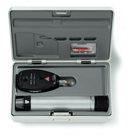 HEINE BETA® 200S Ophthalmoskop Set 3,5 Volt (NiMH) mit Ladegriff für Steckdose